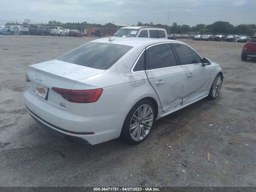 2017 AUDI A4 PREMIUM PLUS - WAUENAF43HN010203