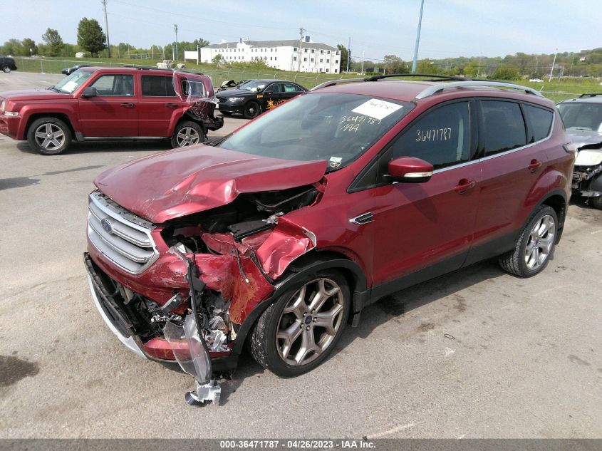 2017 FORD ESCAPE TITANIUM - 1FMCU9J97HUA27571