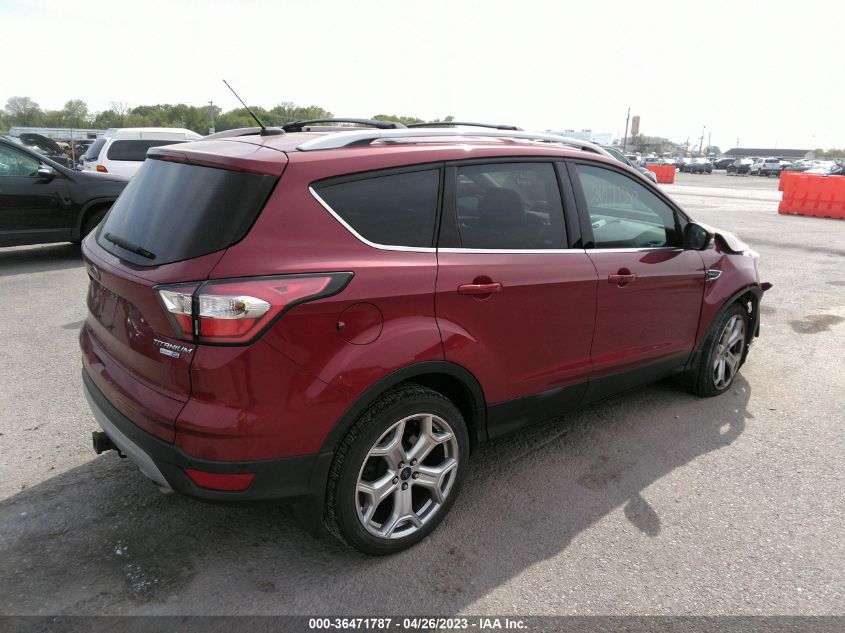 2017 FORD ESCAPE TITANIUM - 1FMCU9J97HUA27571