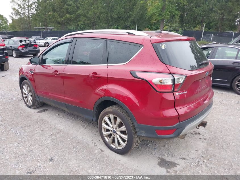 2017 FORD ESCAPE TITANIUM - 1FMCU9J96HUC17698