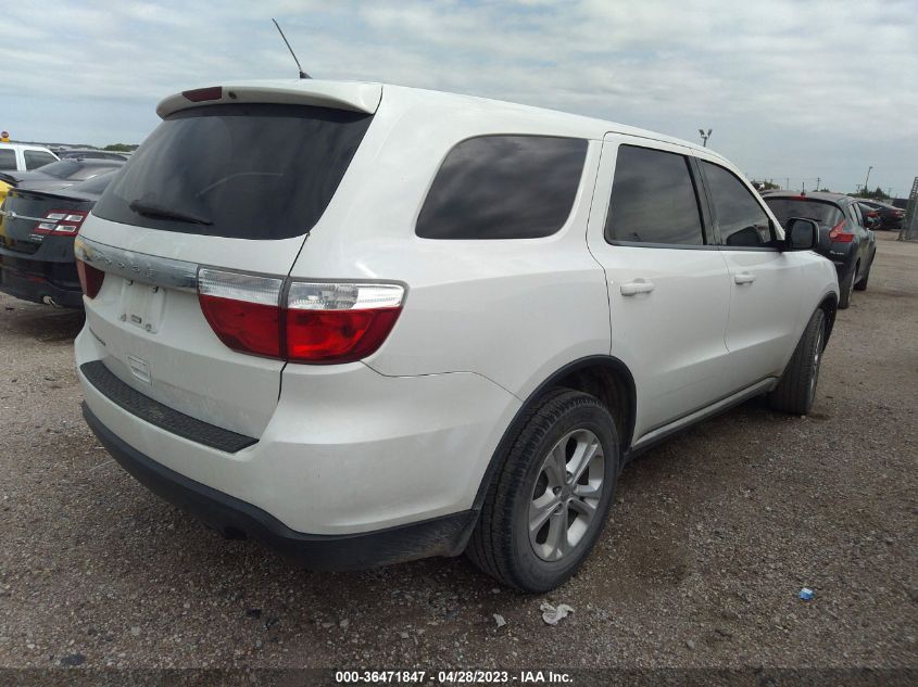2013 DODGE DURANGO SXT - 1C4RDHAG6DC696860