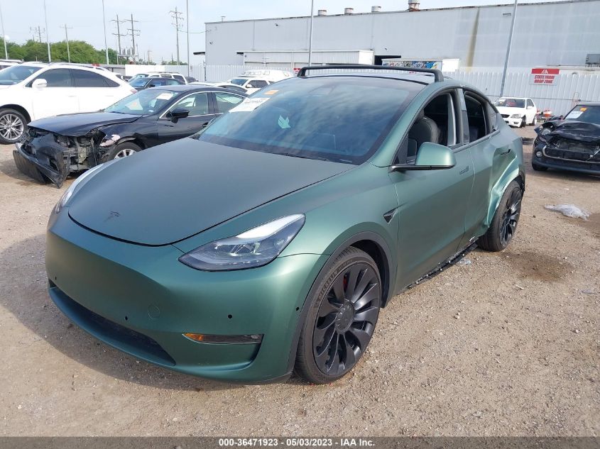 2022 TESLA MODEL Y PERFORMANCE - 7SAYGDEF4NF397517