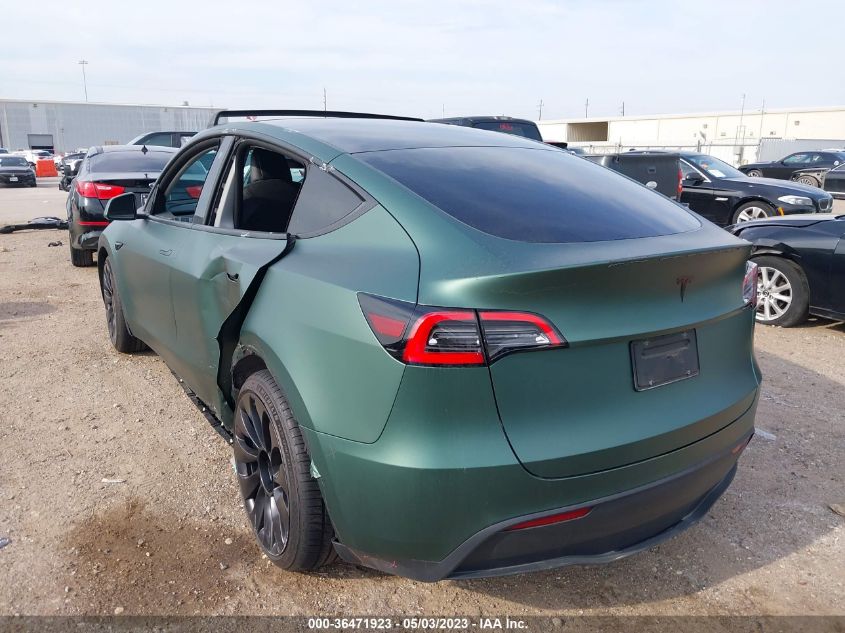 2022 TESLA MODEL Y PERFORMANCE - 7SAYGDEF4NF397517