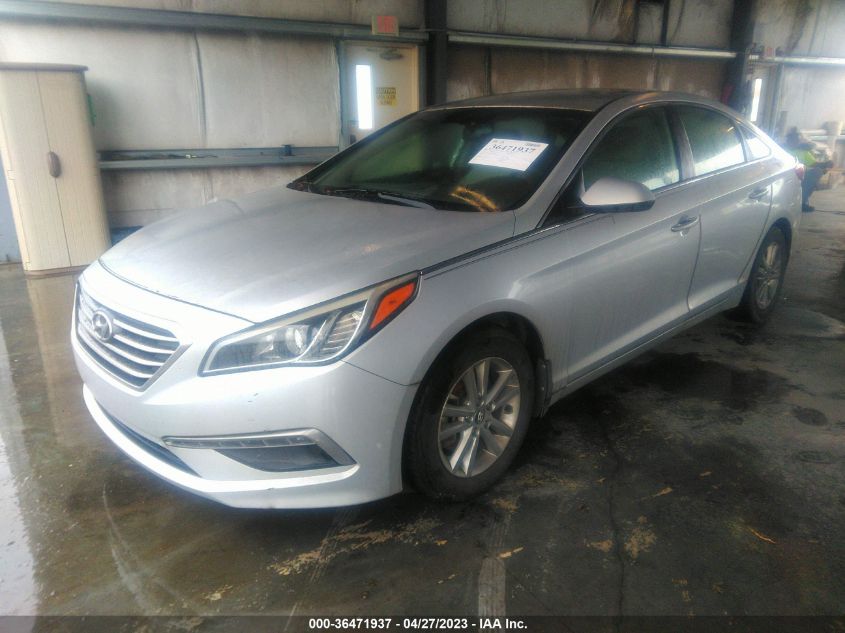 2015 HYUNDAI SONATA 2.4L SE - 5NPE24AF6FH162074