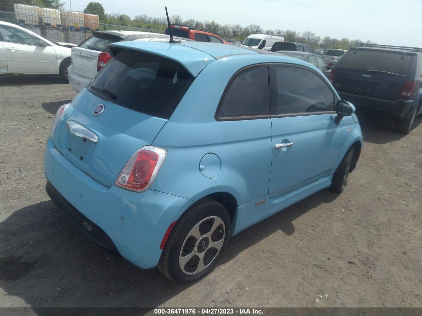 2015 FIAT 500E BATTERY ELECTRIC 3C3CFFGE2FT549828