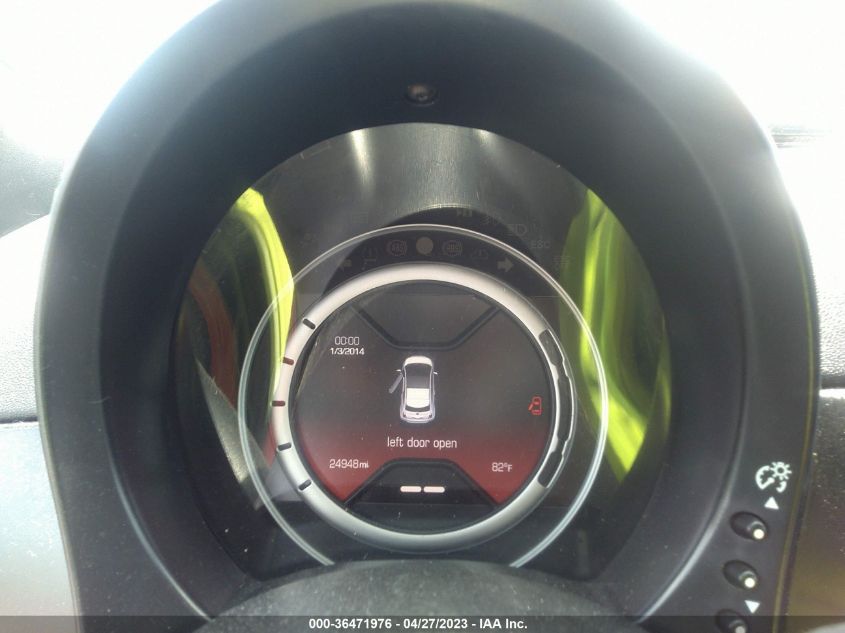 2015 FIAT 500E BATTERY ELECTRIC 3C3CFFGE2FT549828