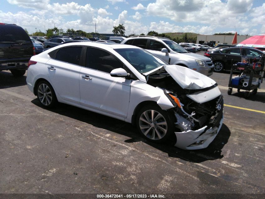 2018 HYUNDAI ACCENT LIMITED - 3KPC34A3XJE005574