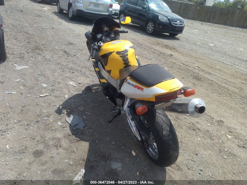 2000 HONDA CBR900 RR JH2SC4404YM005232