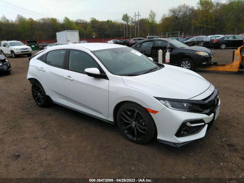 2021 HONDA CIVIC HATCHBACK SPORT - SHHFK7H46MU407797