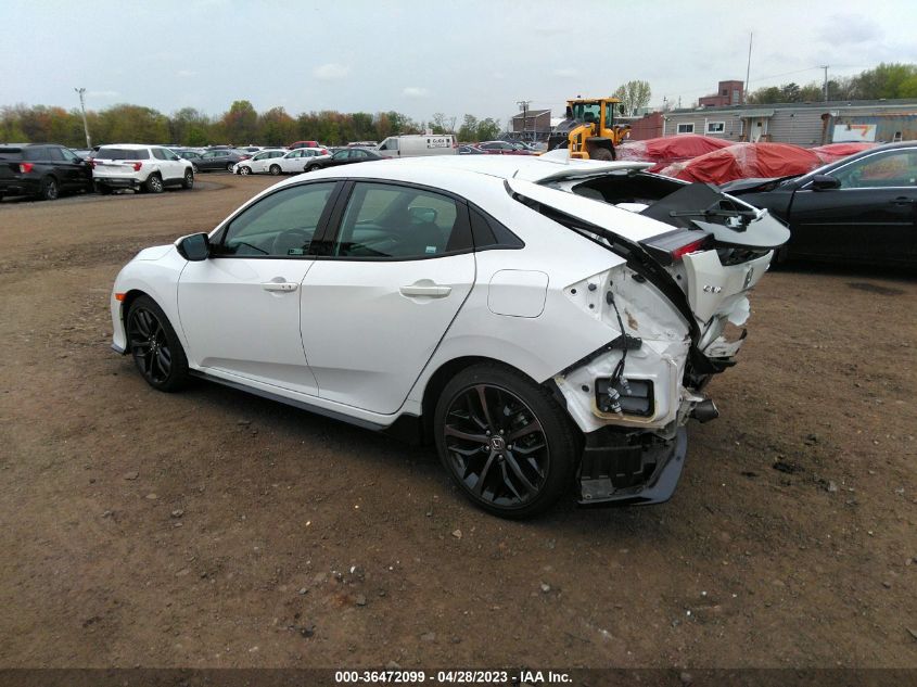 2021 HONDA CIVIC HATCHBACK SPORT - SHHFK7H46MU407797