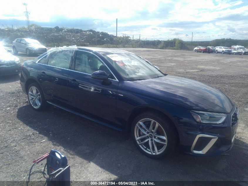 WAUEAAF41MA086175 AUDI A4 SEDAN S LINE PREMIUM PLUS 2021