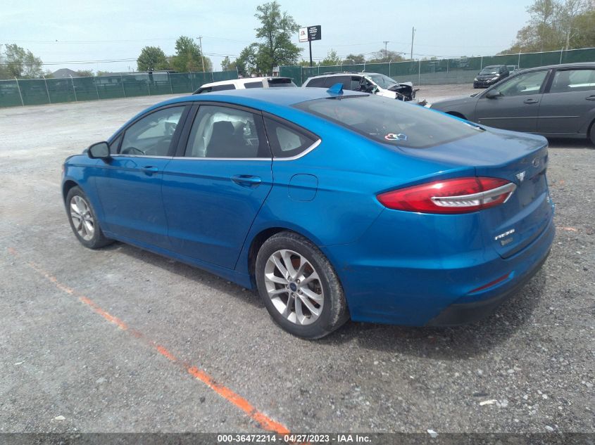 2020 FORD FUSION SE - 3FA6P0HD4LR229921