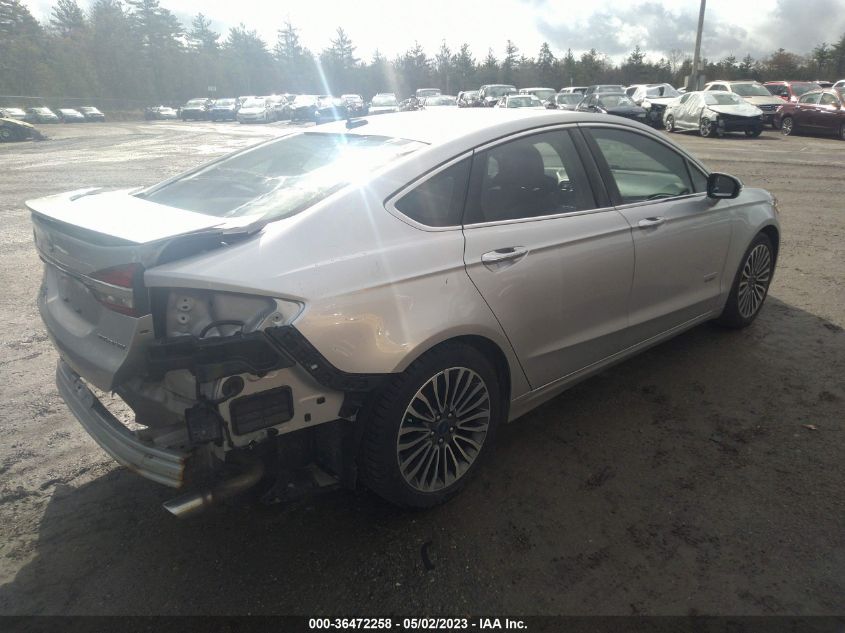2017 FORD FUSION ENERGI TITANIUM - 3FA6P0SU2HR148156
