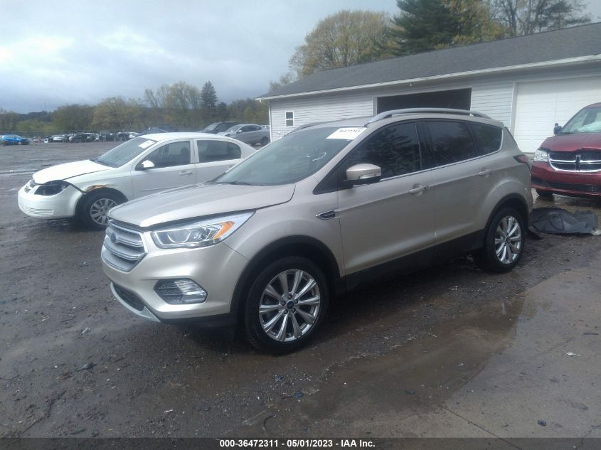 2017 FORD ESCAPE TITANIUM - 1FMCU0J90HUD12298