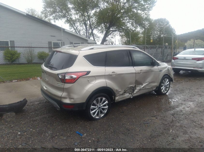 2017 FORD ESCAPE TITANIUM - 1FMCU0J90HUD12298