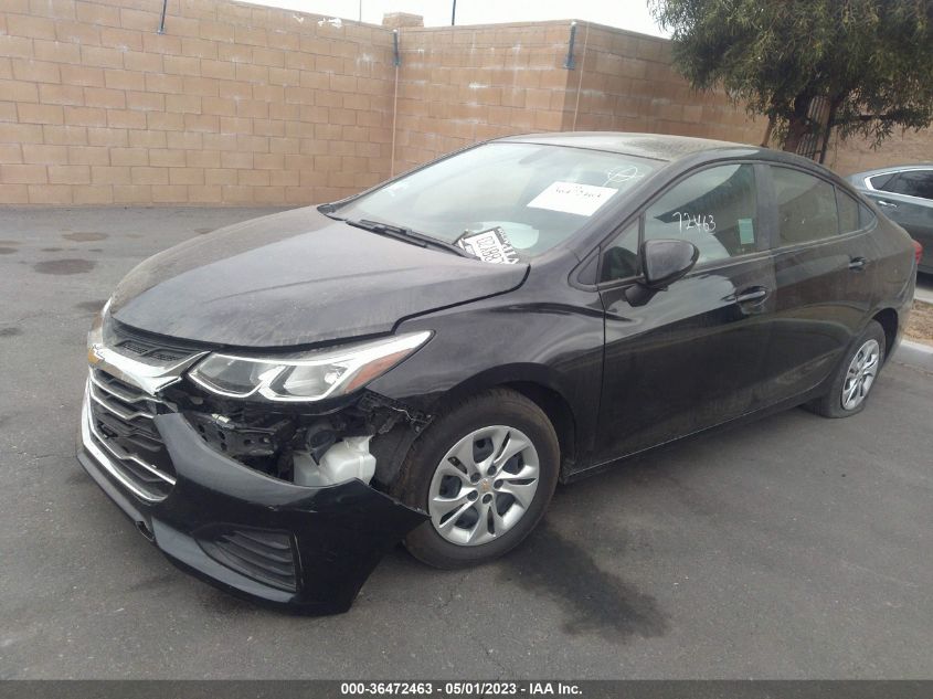 2019 CHEVROLET CRUZE LS - 1G1BC5SM6K7150100