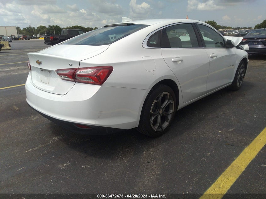 VIN 1G1ZD5ST1MF045492 2021 CHEVROLET MALIBU LT