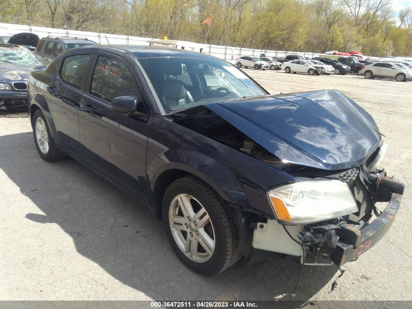 2013 DODGE AVENGER SXT - 1C3CDZCB1DN605676