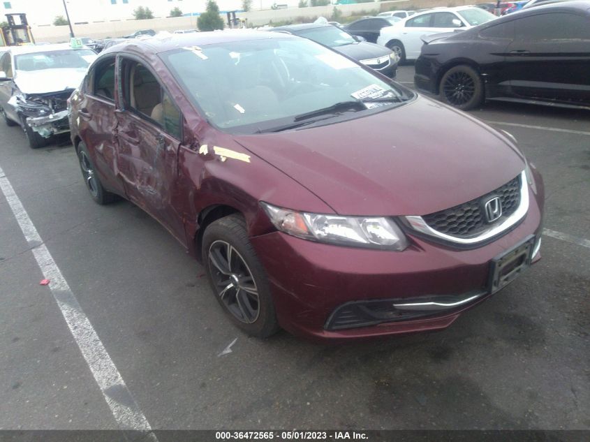 2013 HONDA CIVIC SDN LX - 2HGFB2F50DH599472
