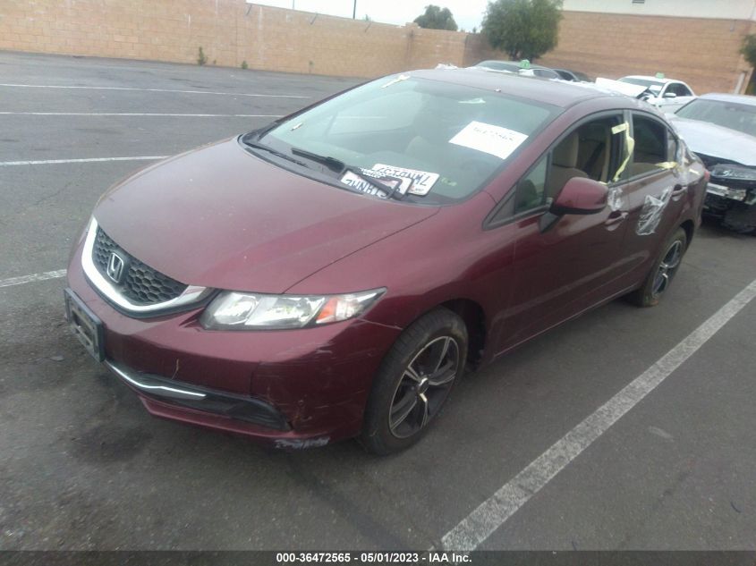 2013 HONDA CIVIC SDN LX - 2HGFB2F50DH599472