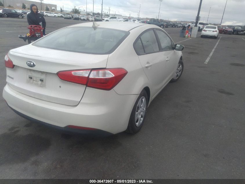2015 KIA FORTE LX - KNAFK4A65F5334600