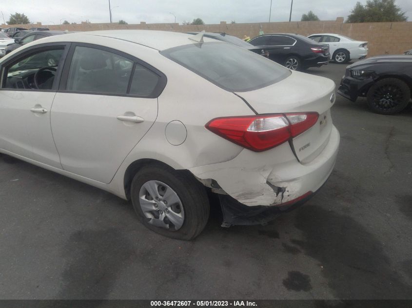 2015 KIA FORTE LX - KNAFK4A65F5334600