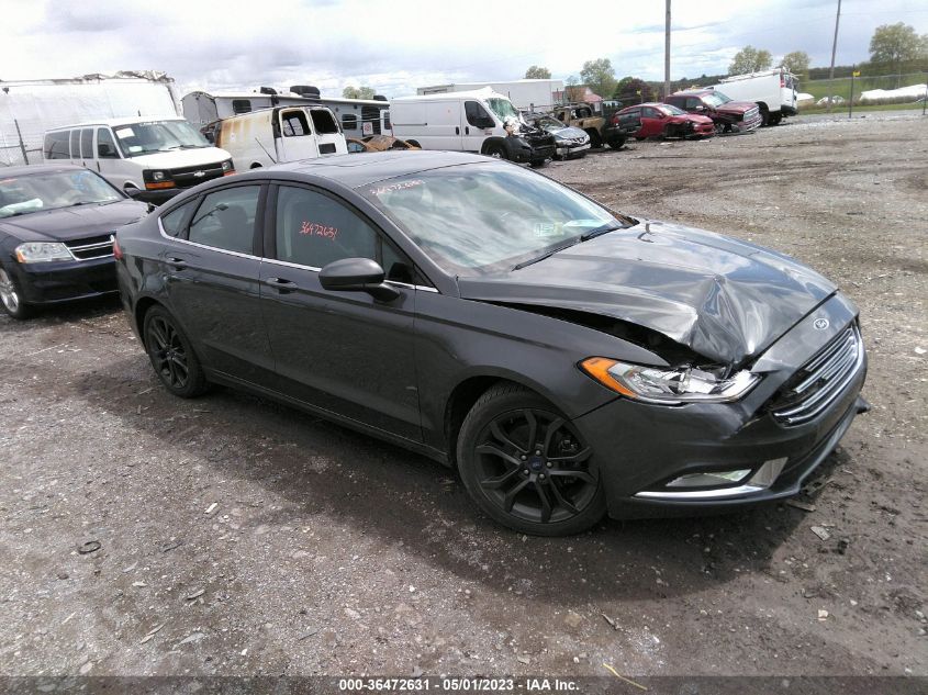 2018 FORD FUSION SE - 3FA6P0H75JR106457