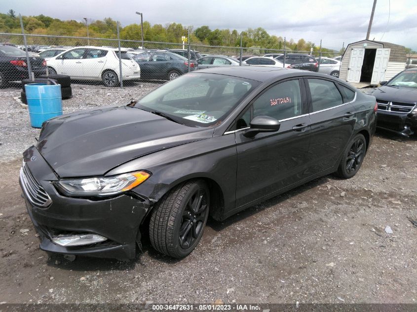 2018 FORD FUSION SE - 3FA6P0H75JR106457