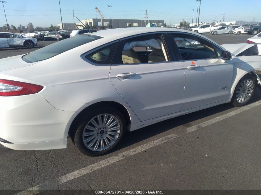 2015 FORD FUSION ENERGI SE LUXURY - 3FA6P0PU6FR206419