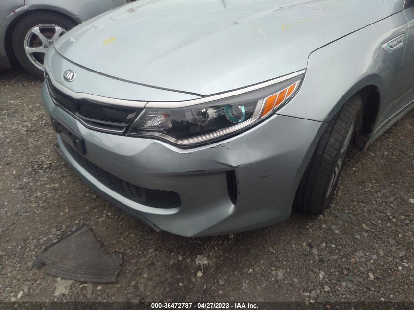 2017 KIA OPTIMA HYBRID BASE - KNAGT4LE0H5014805