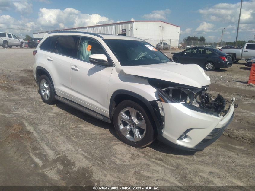 2019 TOYOTA HIGHLANDER LIMITED - 5TDYZRFH1KS296317