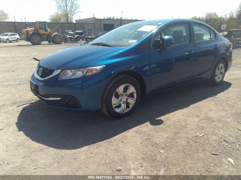 2013 HONDA CIVIC SDN LX - 2HGFB2F56DH578660