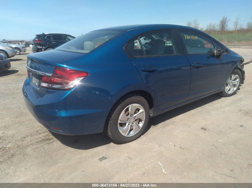2013 HONDA CIVIC SDN LX - 2HGFB2F56DH578660