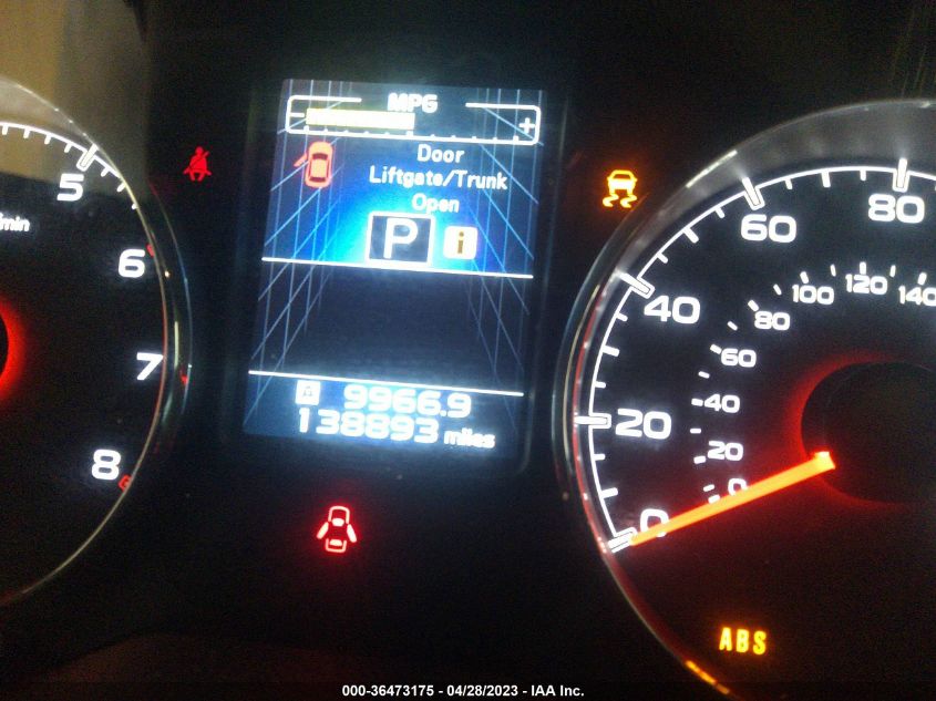 2013 SUBARU LEGACY 2.5I LIMITED - 4S3BMBK60D3047964