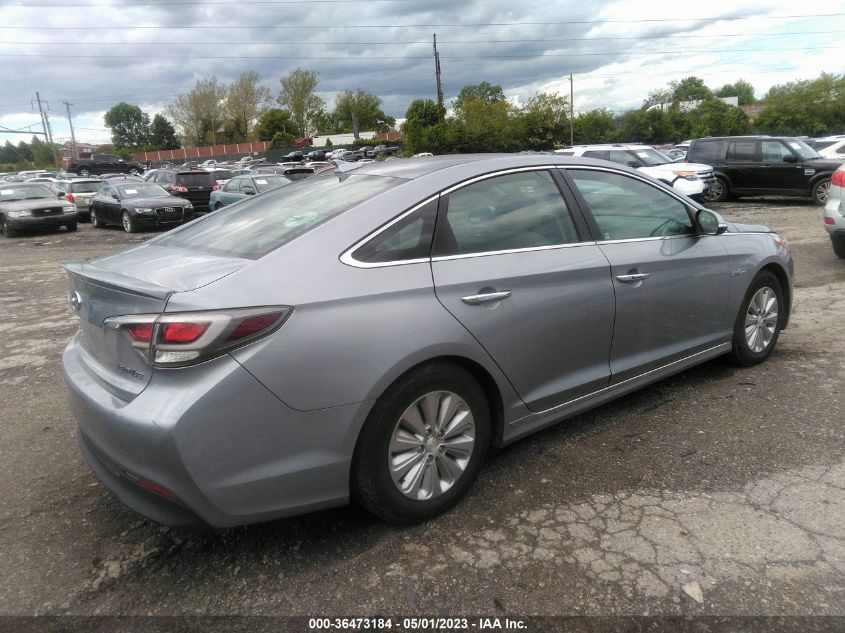 2016 HYUNDAI SONATA HYBRID SE - KMHE24L1XGA013334
