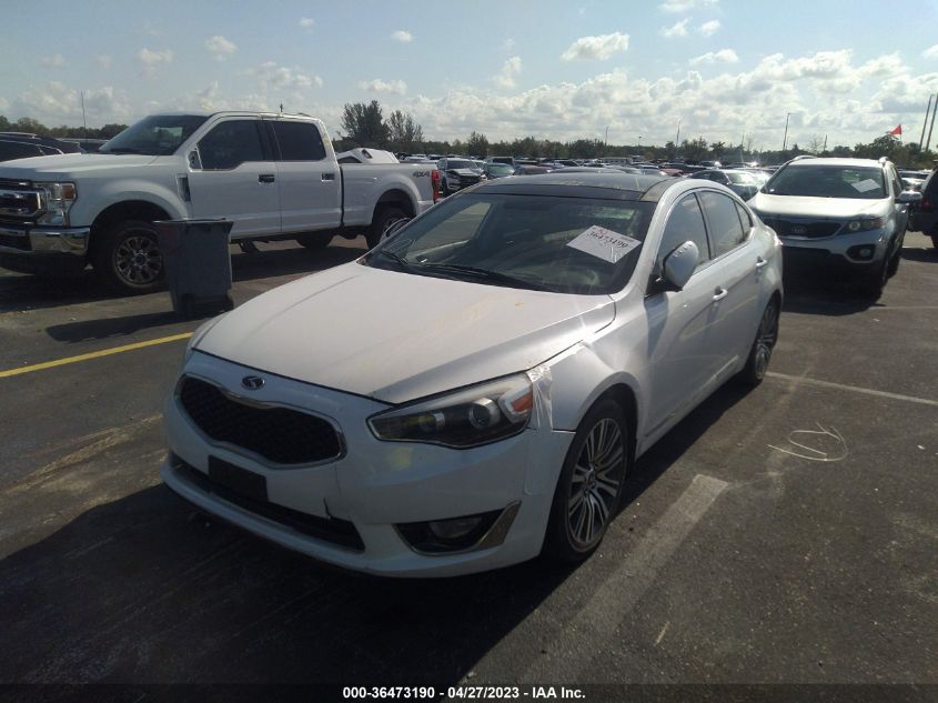 2014 KIA CADENZA PREMIUM KNALN4D7XE5139282