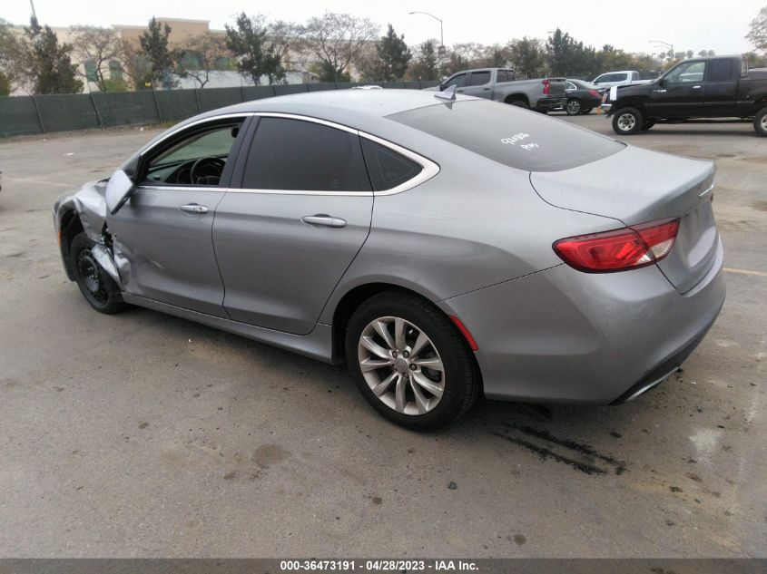 2015 CHRYSLER 200 C - 1C3CCCCG7FN519593
