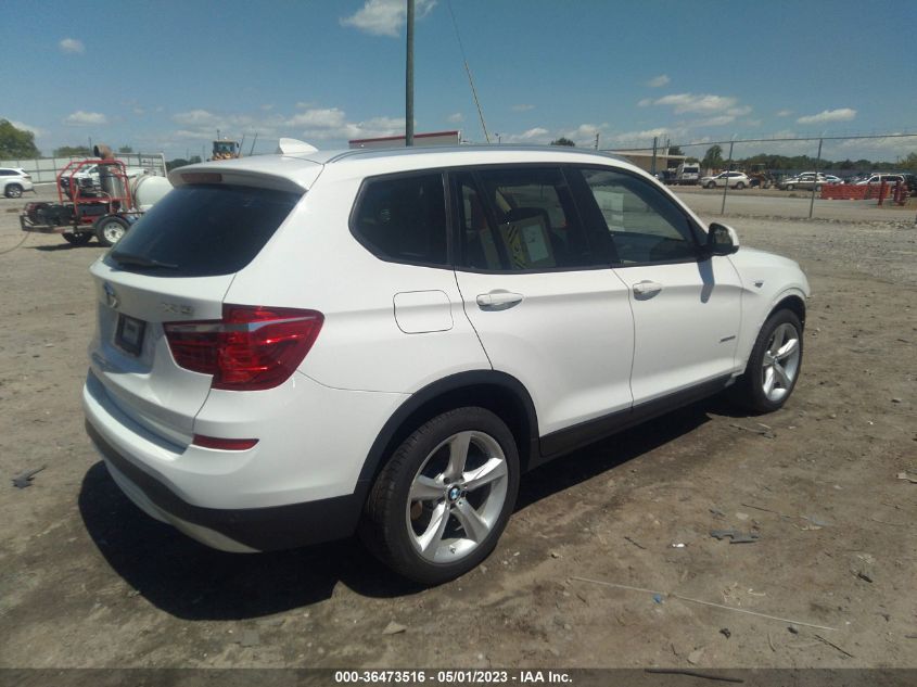 2017 BMW X3 XDRIVE35I - 5UXWX7C52H0U42732