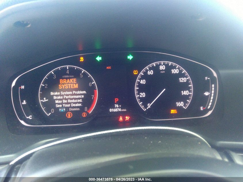 2019 HONDA ACCORD SEDAN EX 1.5T - 1HGCV1F43KA175193