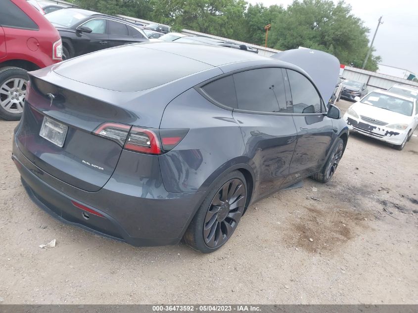 2022 TESLA MODEL Y LONG RANGE - 7SAYGDEEXNF353920