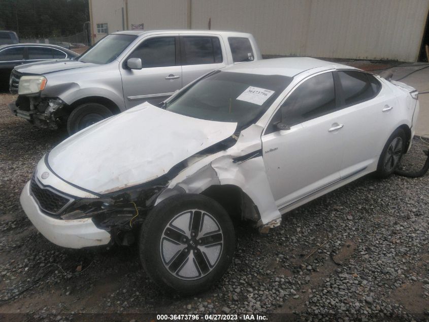 2013 KIA OPTIMA HYBRID LX - KNAGM4AD5D5060468