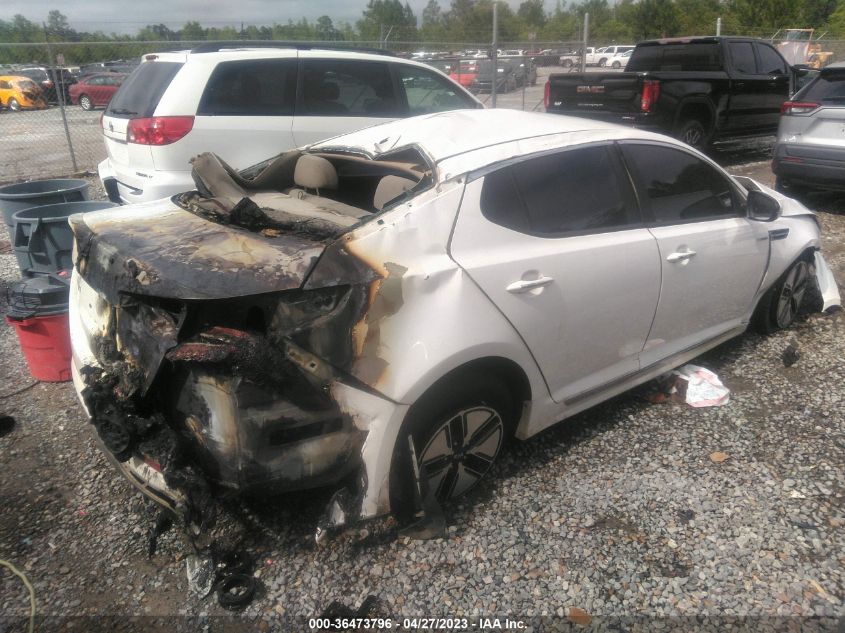 2013 KIA OPTIMA HYBRID LX - KNAGM4AD5D5060468