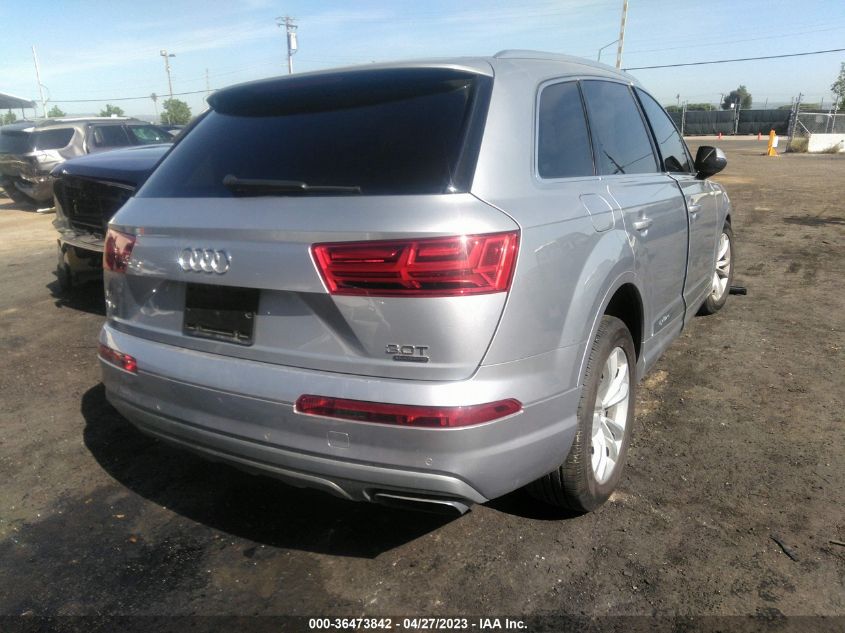2017 AUDI Q7 PREMIUM PLUS - WA1LAAF79HD040600