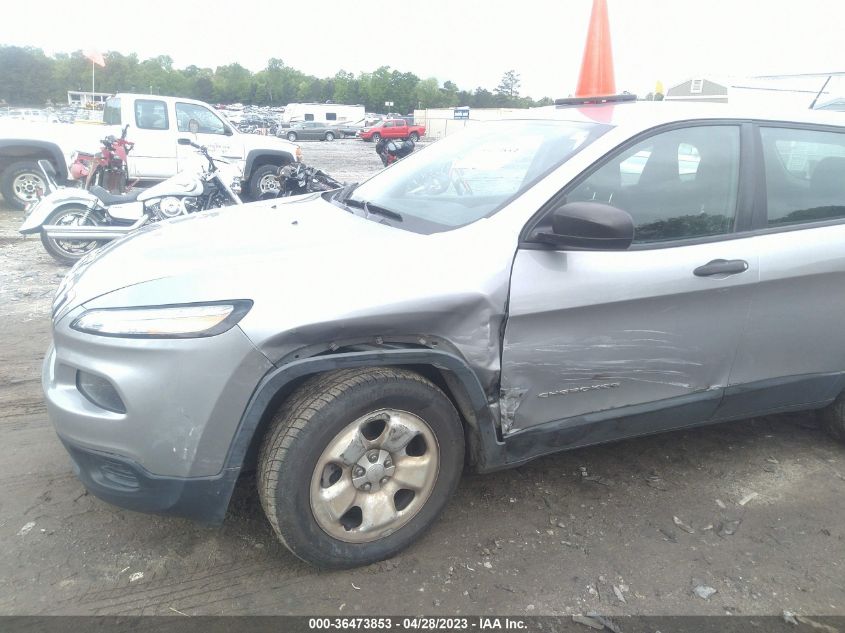 2015 JEEP CHEROKEE SPORT - 1C4PJLAB2FW616804