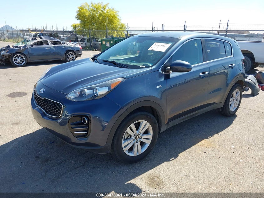 VIN KNDPMCAC4J7407695 2018 KIA SPORTAGE LX