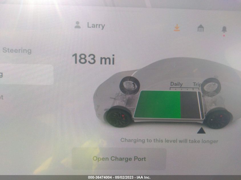 2022 TESLA MODEL Y PERFORMANCE - 7SAYGDEFXNF344353
