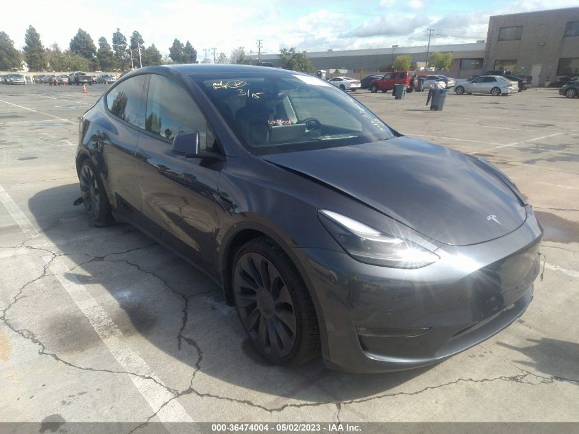 2022 TESLA MODEL Y PERFORMANCE - 7SAYGDEFXNF344353