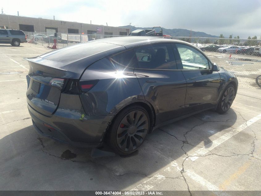 2022 TESLA MODEL Y PERFORMANCE - 7SAYGDEFXNF344353