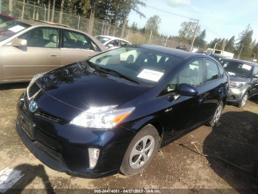 2015 TOYOTA PRIUS FOUR - JTDKN3DU2F0467096