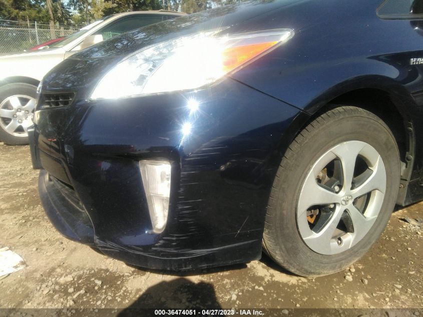 2015 TOYOTA PRIUS FOUR - JTDKN3DU2F0467096